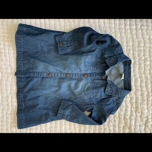 Old Navy chambray collared button up dress